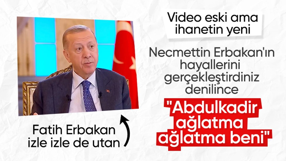 Cumhurbaşkanı Erdoğan’ın Erbakan Hoca’ya bağlılık sözleri yeniden gündem oldu