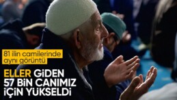 Depremde hayatını kaybedenler anılıyor: Camilerde dua edildi