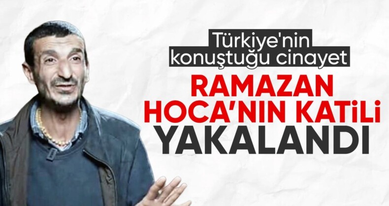 Diyarbakırlı Ramazan Hoca’nın katili yakalandı