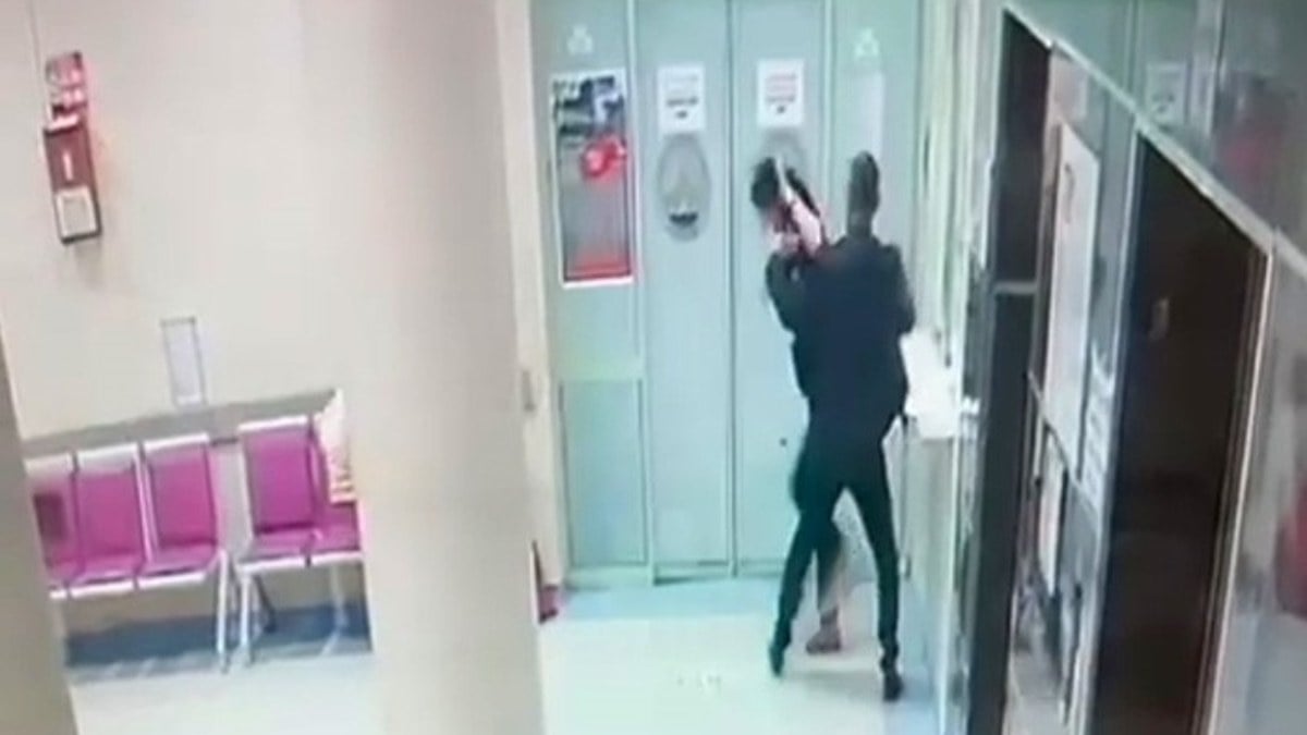 Edirne’de ölüm haberi veren kadın doktoru darbetti: O anlar kamerada