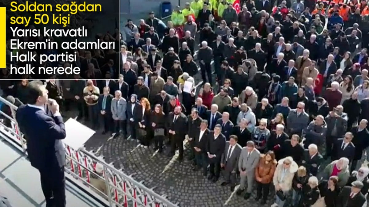 Ekrem İmamoğlu’nun Sultangazi mitingine katılım olmadı