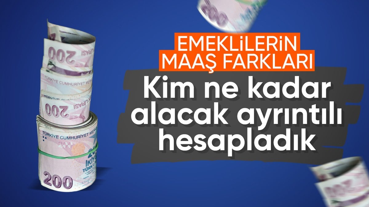 Emekli maaş farkı hesaplaması! Kim ne kadar ek zam farkı alacak