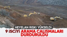 Enerji Bakanı Bayraktar: Heyelan riski arttı