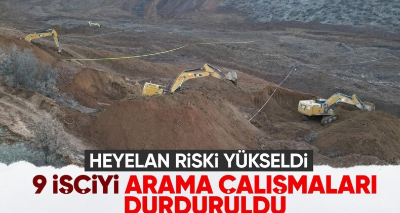 Enerji Bakanı Bayraktar: Heyelan riski arttı