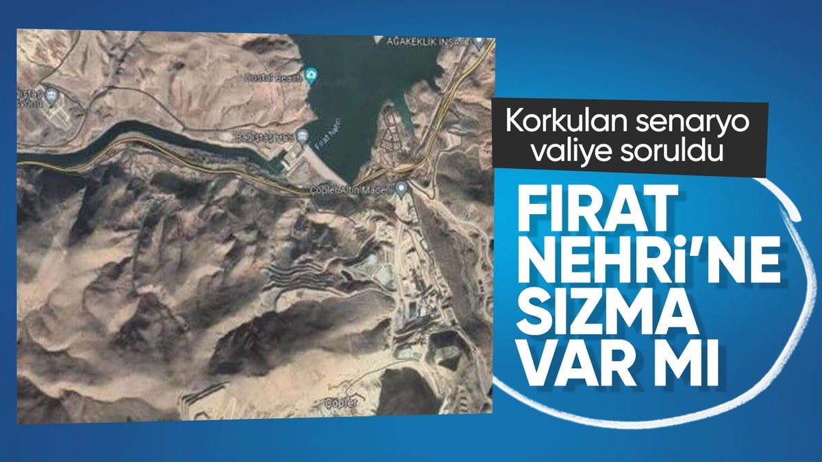 Erzincan Valisi’nden açıklama: Fırat Nehri’ne sızma var mı?