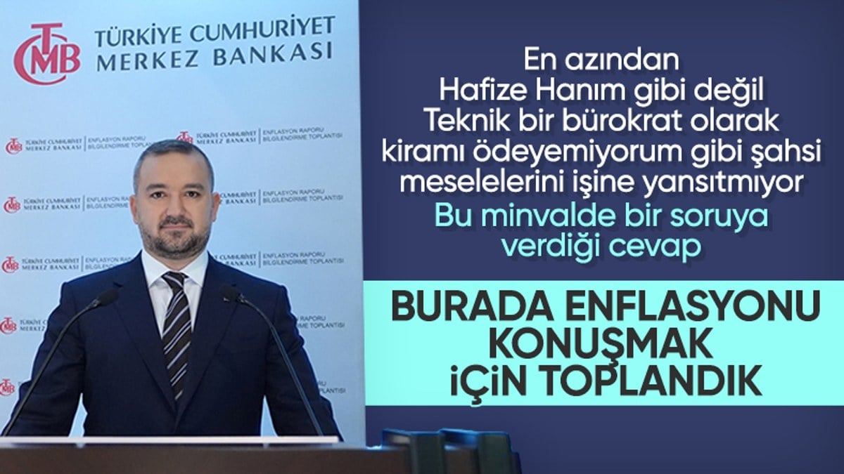 Fatih Karahan, eski başkan üzerinden gelen sorulara cevap vermedi: Enflasyon konuşmaya geldik!