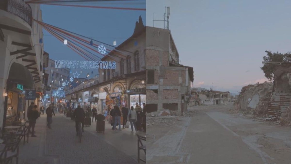 Hatay’ın kalbi Saray Caddesi, depremden sonra tanınmaz hale geldi