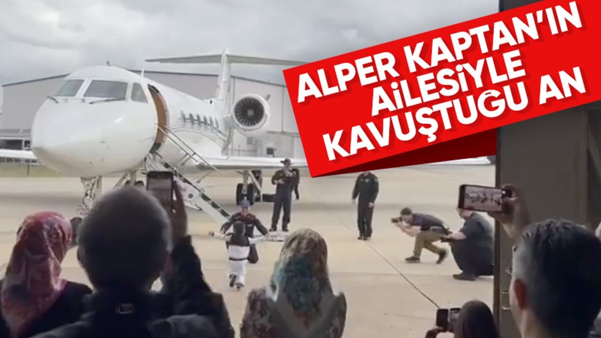 İlk Türk astronot Alper Gezeravcı’nın ailesiyle kavuşma anı!