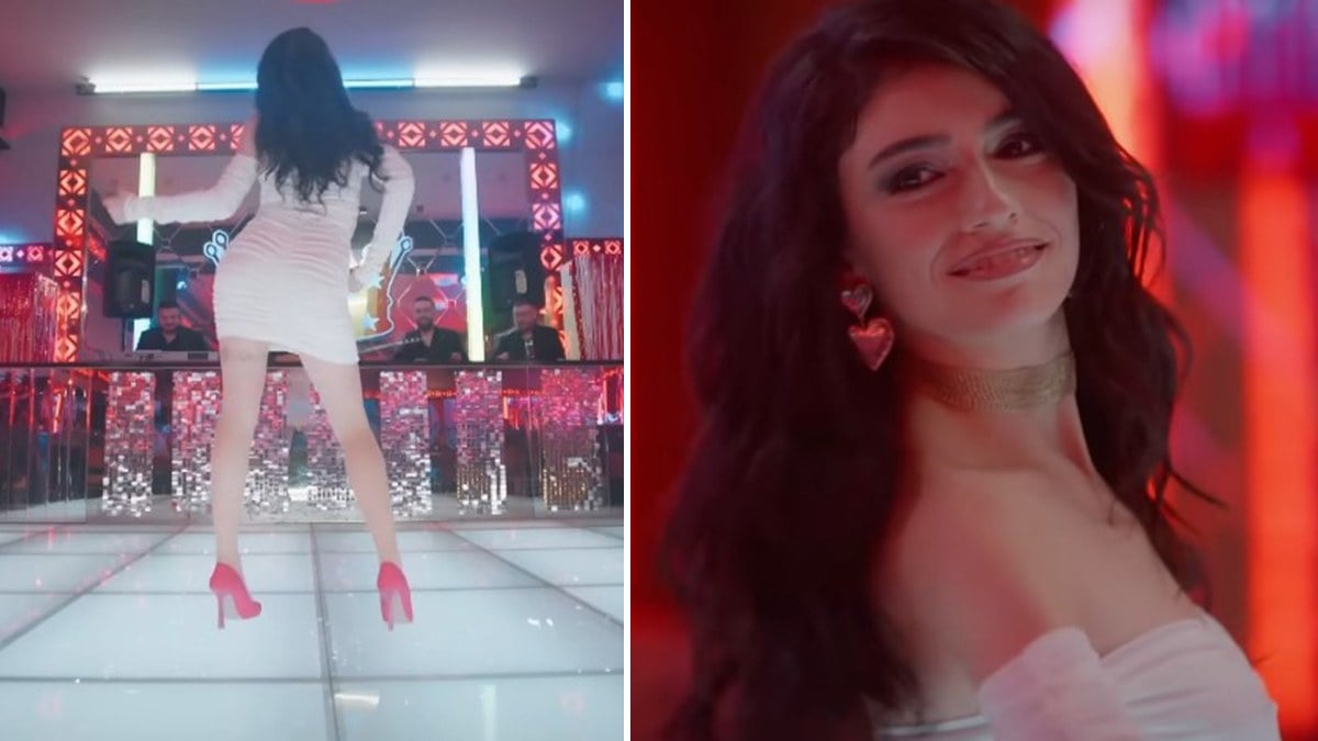 İnci Taneleri’nin Dilber’i yine döktürdü! İşte yeni pavyon dansı