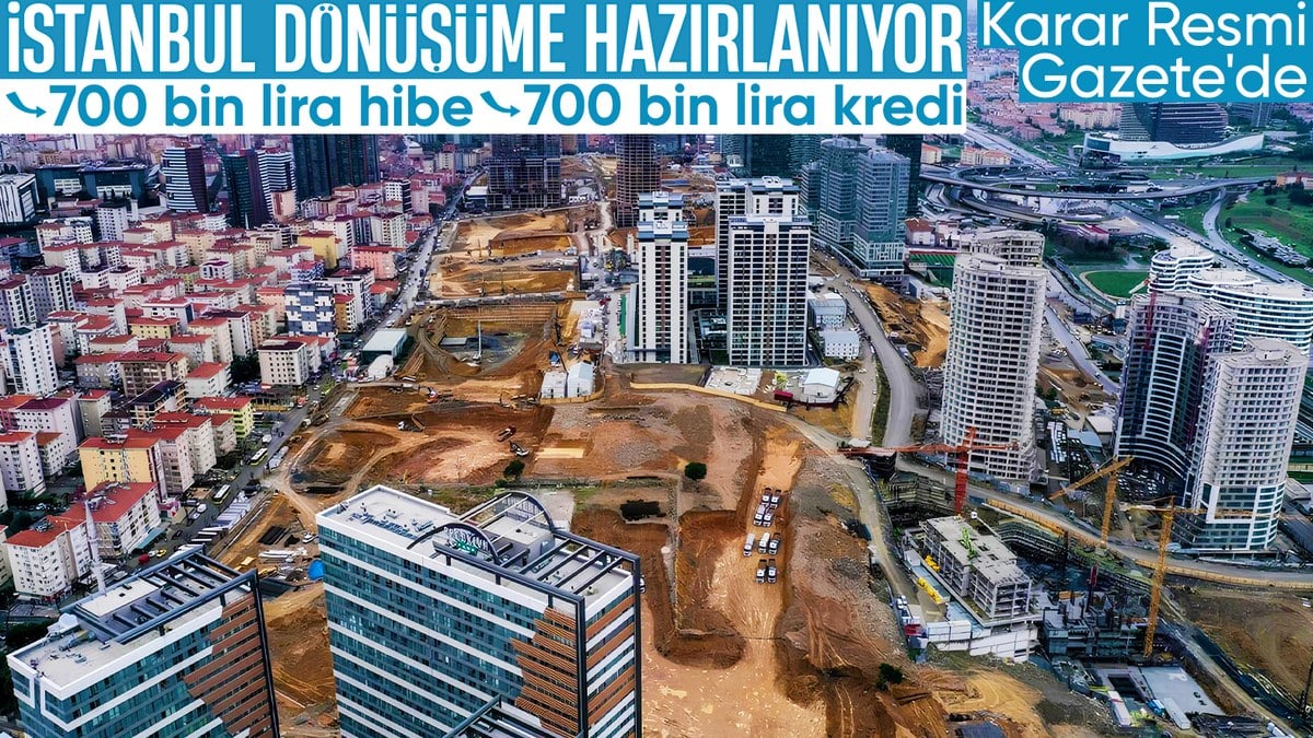 İstanbul’da kentsel dönüşüm desteğine yönelik kararlar Resmi Gazete’de