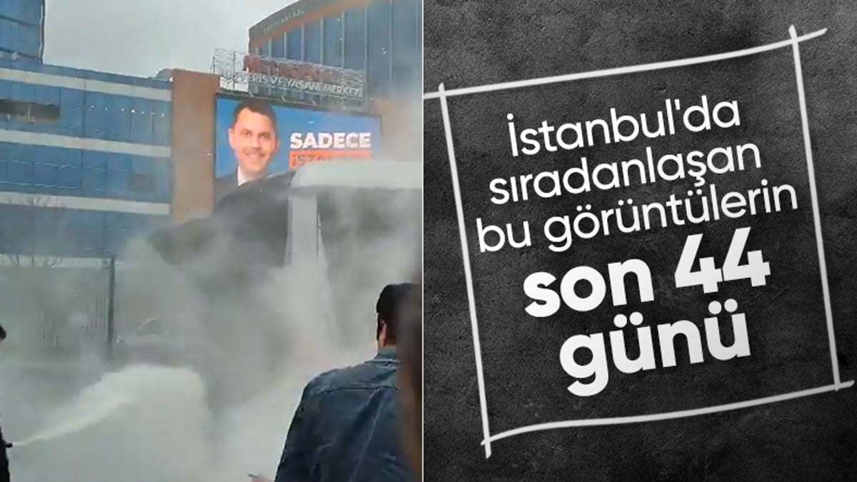 İstanbul’da sıradan görüntü! Metrobüsün motor kısmında yangın çıktı