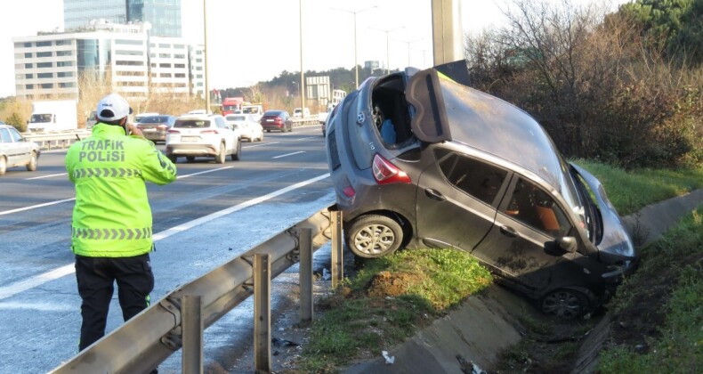 İstanbul’da TEM otoyolunda peş peşe kaza: Trafik kilitlendi