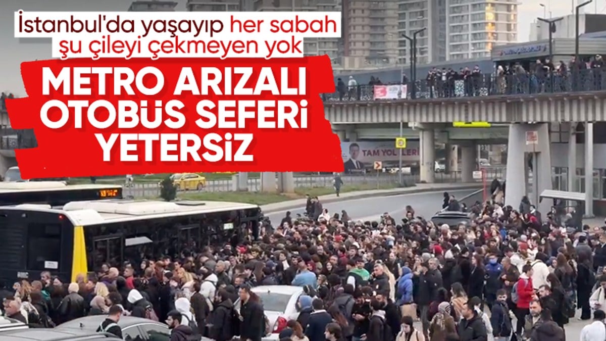 İstanbul’da ulaşım çilesi! Haftanın ilk iş gününde yine metro arızalandı