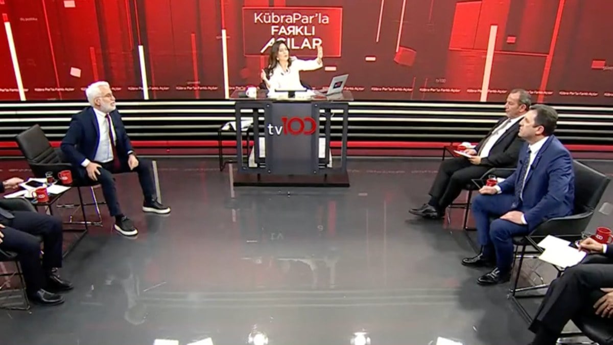 İYİ Partili Türker Yörükçüoğlu ile Hasan Öztürk canlı yayında tartışma yaşadı