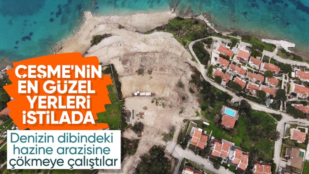 İzmir’de hazine arazisinde kaçak inşaat: 6 kişi gözaltına alındı