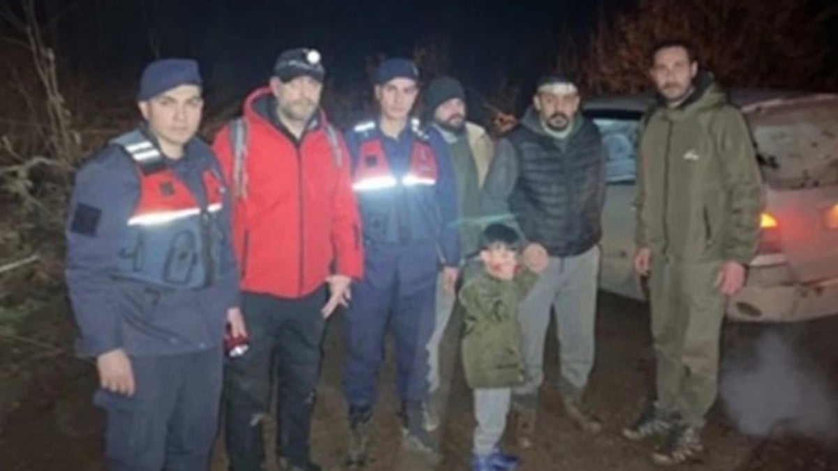 Kırklareli’nde ormanda kaybolan 4 kişi bulundu