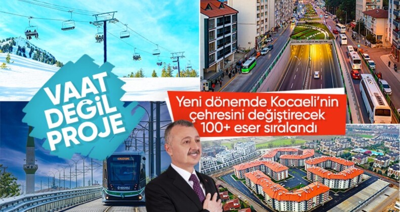 Kocaeli Büyükşehir Belediyesi’nden 2024-2029 dönemine özel projeler…