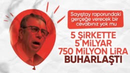 Mansur Yavaş döneminde 5 milyar 750 milyon lira buharlaştı