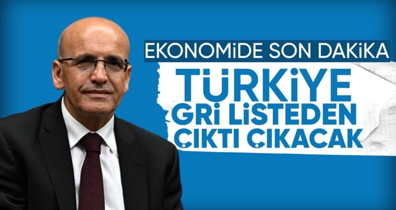 Mehmet Şimşek: Türkiye’nin FATF’ın gri listesinden çıkması için son aşamaya gelindi