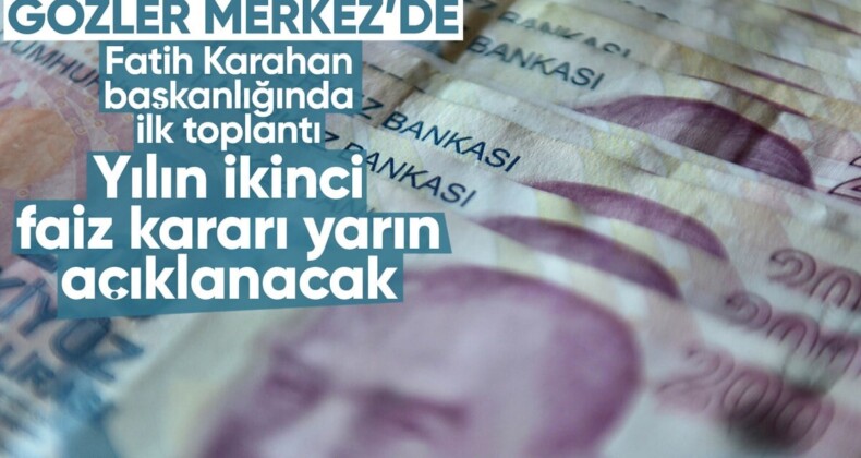 Merkez Bankası faiz kararını yarın açıklayacak