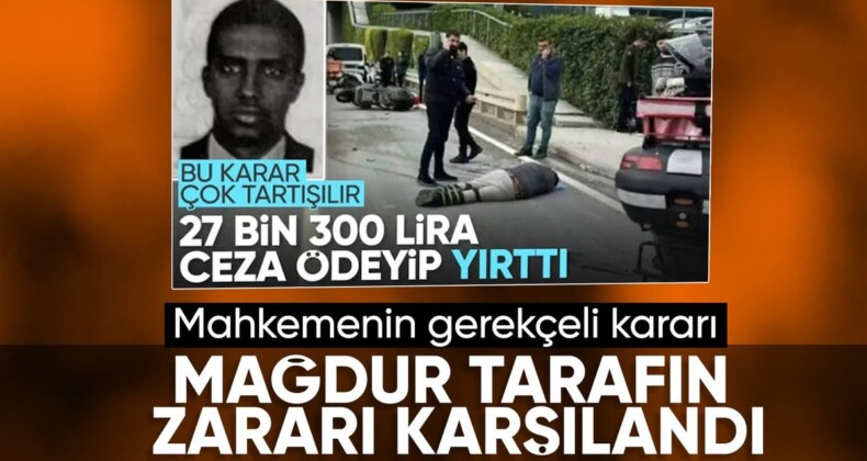 Moto kuryeyi öldüren Somali Cumhurbaşkanı’nın oğluna para cezasının gerekçesi