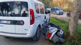 Muğla’da korkutan kaza: 8 yaşındaki çocuk motosikletle kaza yaptı