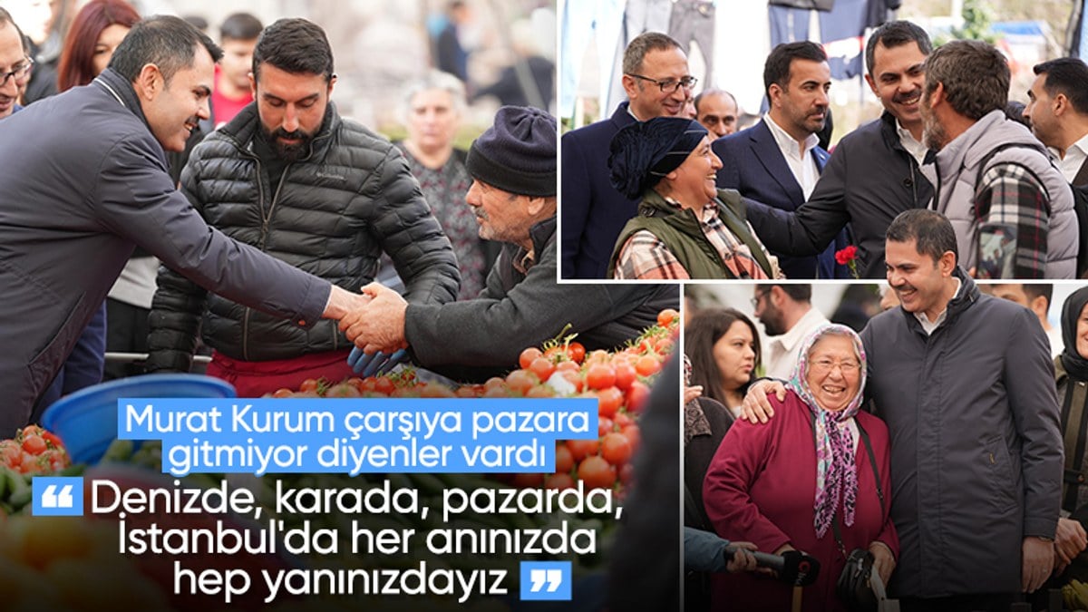 Murat Kurum’dan Sarıyer paylaşımı: ‘Denizde, karada, pazarda yanınızdayız’