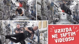 O anlar paylaşıldı! Türkiye’nin ilk astronotu Alper Gezeravcı’nın deney anları