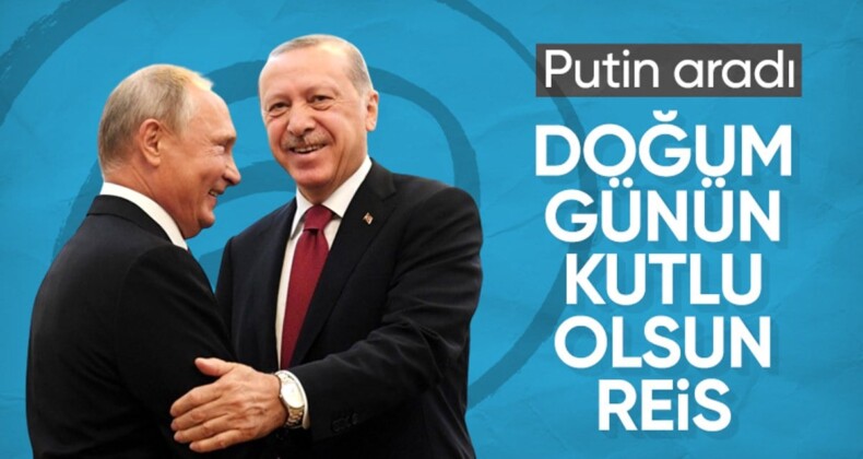 Putin, Cumhurbaşkanı Erdoğan’ın doğum gününü tebrik etti