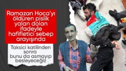 Ramazan Hoca’nın katilinin savcılık ifadesi ortaya çıktı