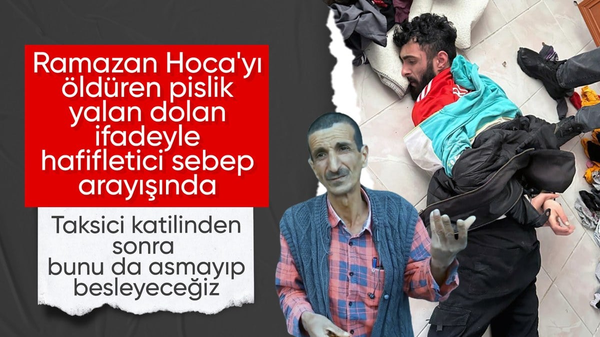Ramazan Hoca’nın katilinin savcılık ifadesi ortaya çıktı