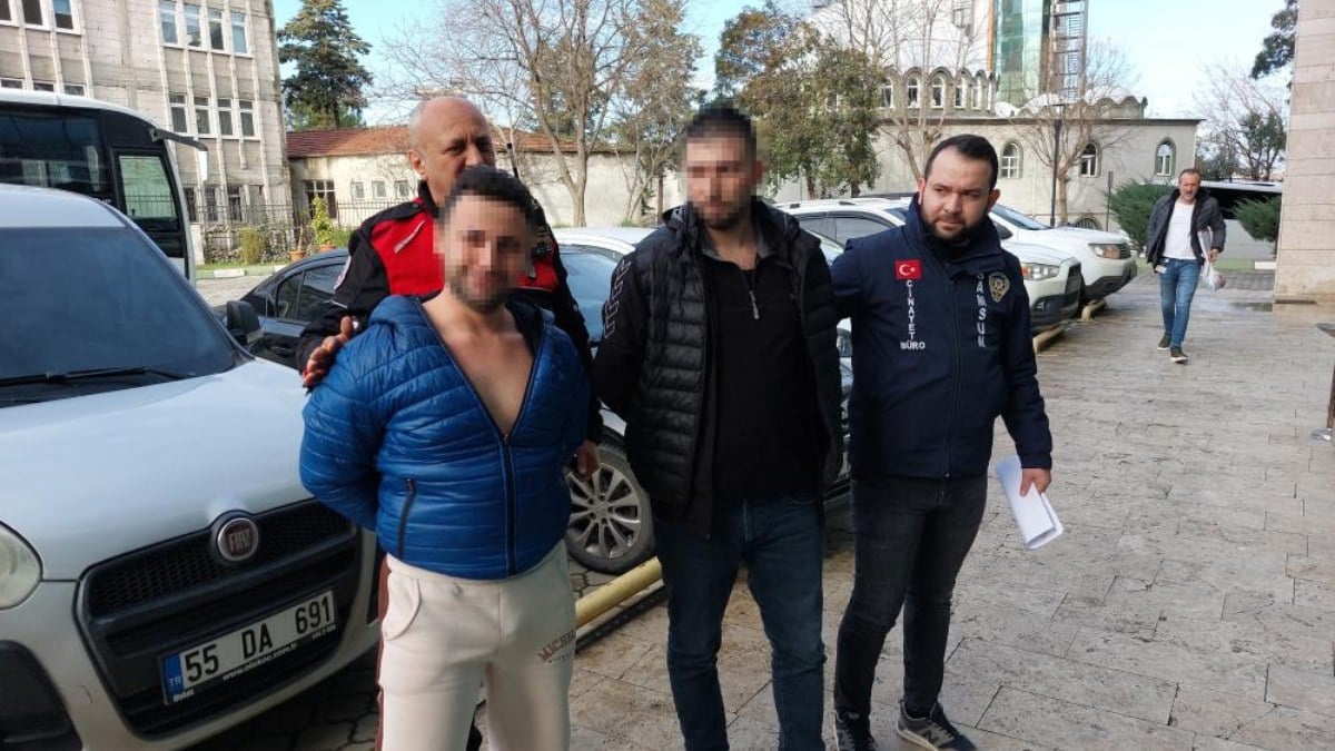 Samsun’da yakalanan saldırganın pişkin tavırları