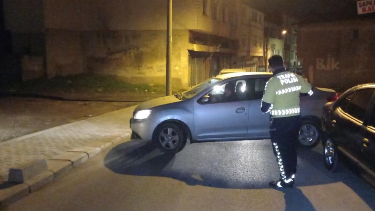 Tekirdağ’da alkollü sürücüye 38 bin 832 TL ceza