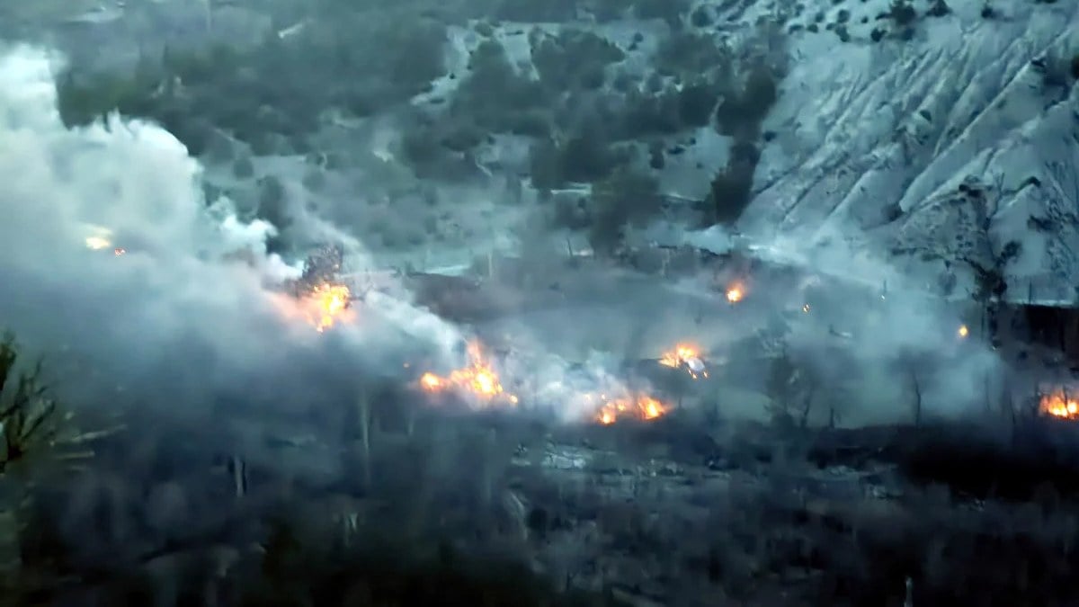 Tokat’ta bahçede çıkan yangın ormanla yayılmadan söndürüldü