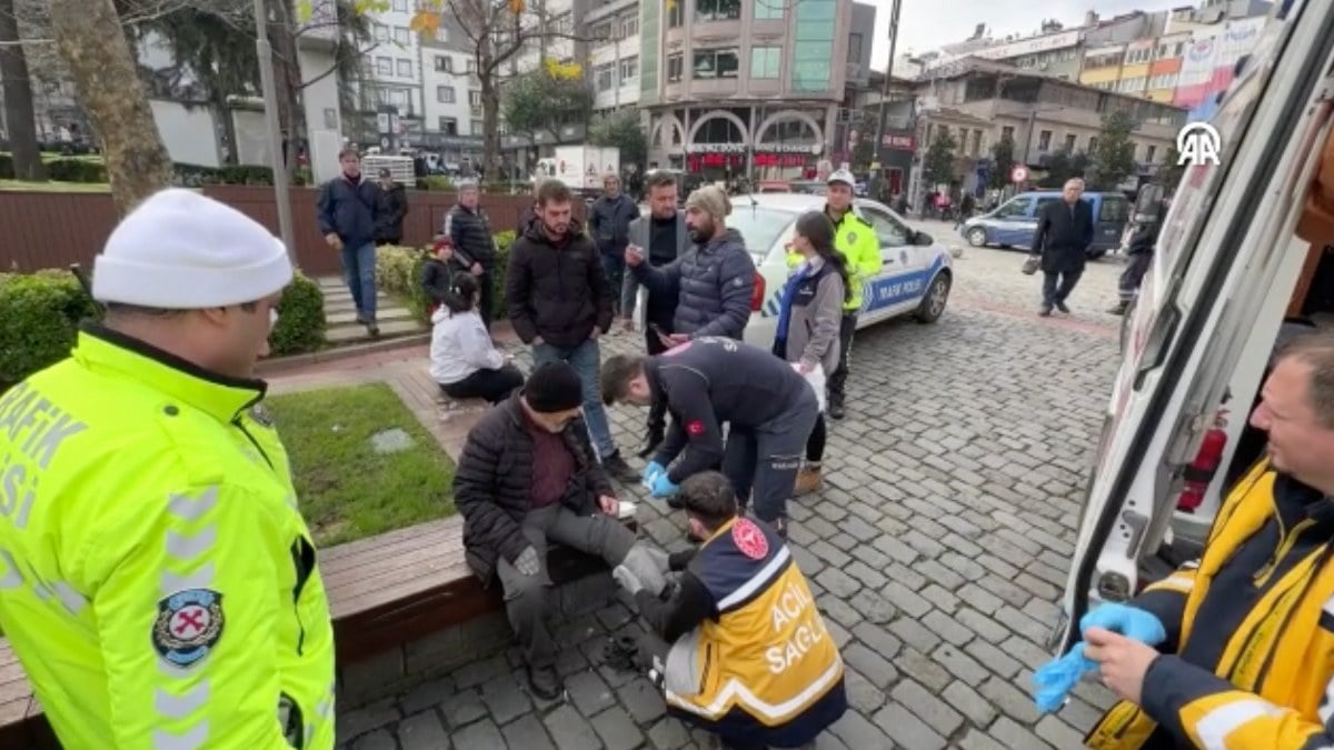 Trabzon’da sokak köpeği saldırısı! Kaldırımda yürürken ısırdı