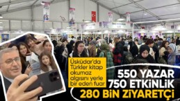 Türkiye’nin en çok ziyaretçisi olan fuar: 9. Üsküdar Kitap Fuarı son buldu