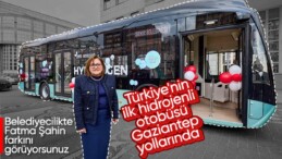 Türkiye’nin ilk hidrojenli otobüsü Gaziantep yollarında