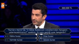 300 bin TL’lik ayet sorusu gündem oldu! İşte, Kim Milyoner Olmak İster’e damga vuran soru