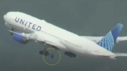 ABD’de uçağın kalkışında panik: Lastik koptu