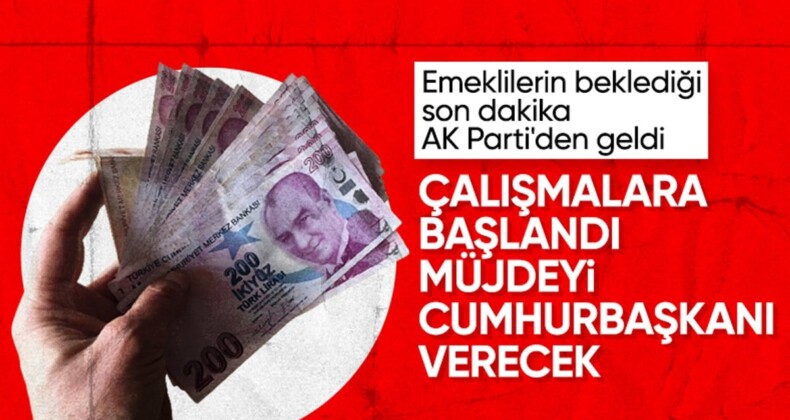 AK Parti’den emeklileri heyecanlandıran açıklama: ‘Çalışmalar devam ediyor’