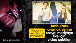 Ambulansı aramak yerine video çekmişler: Timur Cihantimur ve arkadaşları kaza sonrası paylaşım yaptı