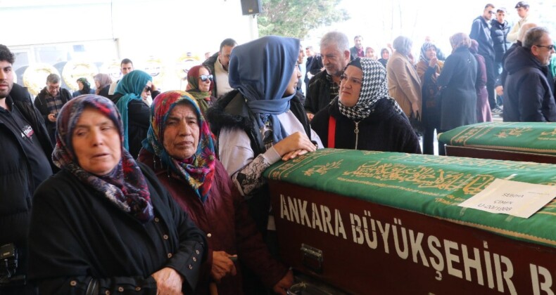 Ankara’da bir aile daha yok oldu: Eşi tarafından öldürülen kadın ve oğlu toprağa verildi