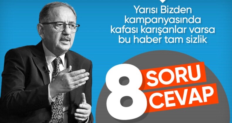 Bakan Özhaseki paylaştı: “Yarısı Bizden Kampanyası” hakkında merak edilen 8 sorunun yanıtı