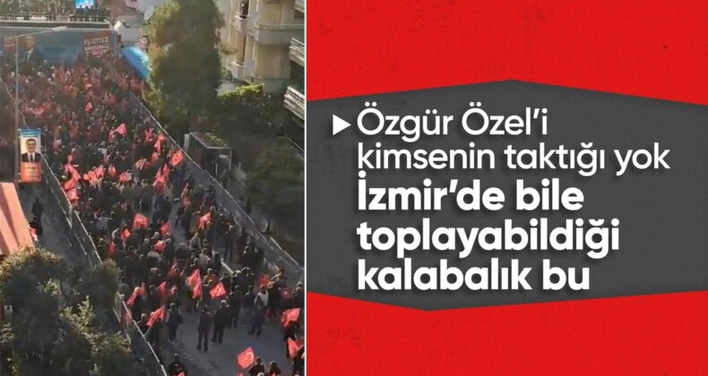 CHP’nin Torbalı mitingi az katılım nedeniyle fiyaskoya döndü