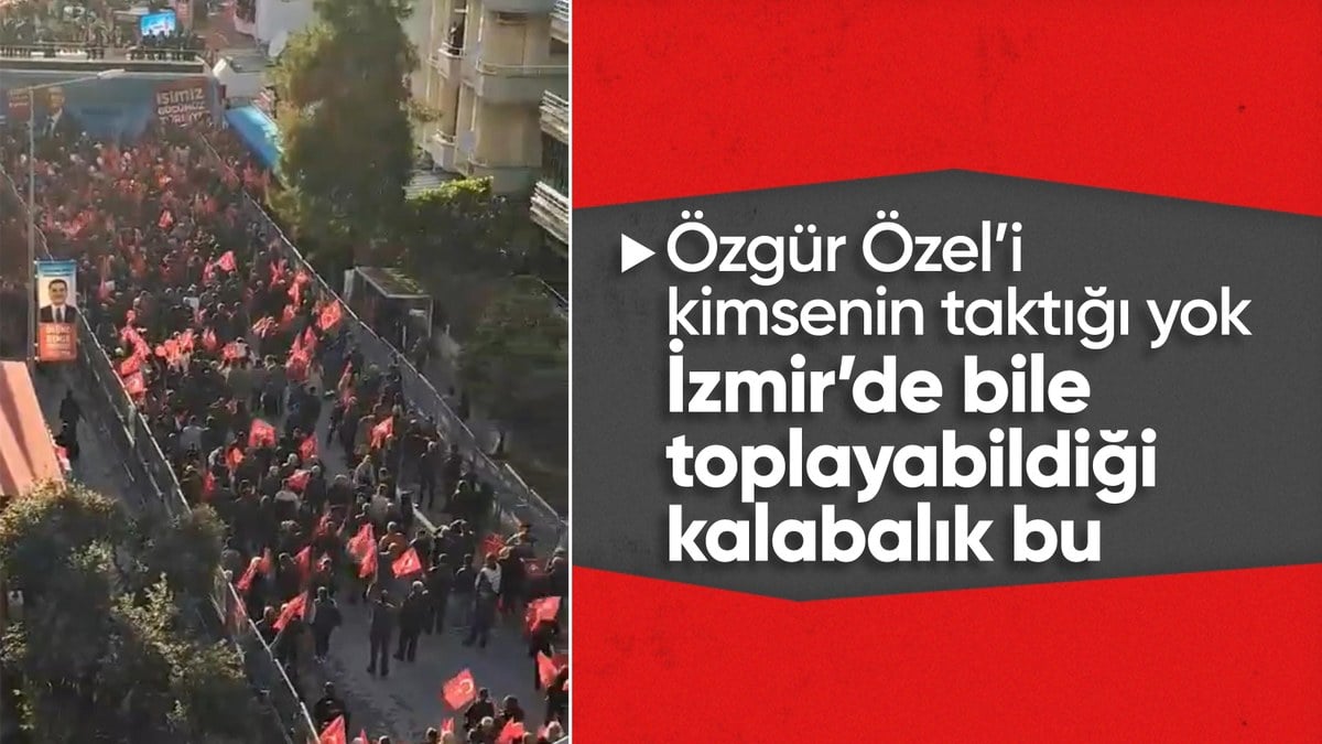 CHP’nin Torbalı mitingi az katılım nedeniyle fiyaskoya döndü