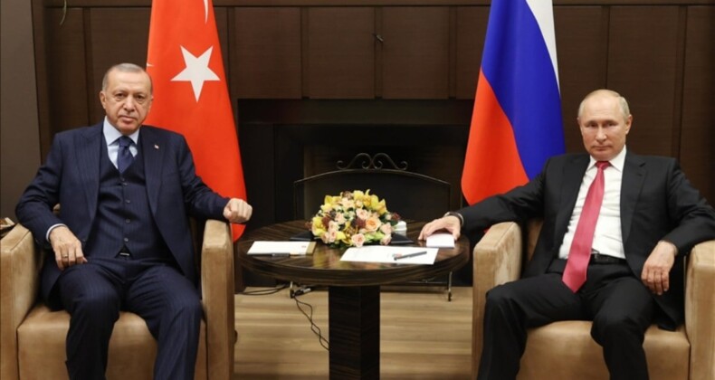 Cumhurbaşkanı Erdoğan Putin ile görüştü