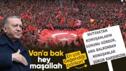 Cumhurbaşkanı Erdoğan Van’da! 55 bin kişi karşıladı