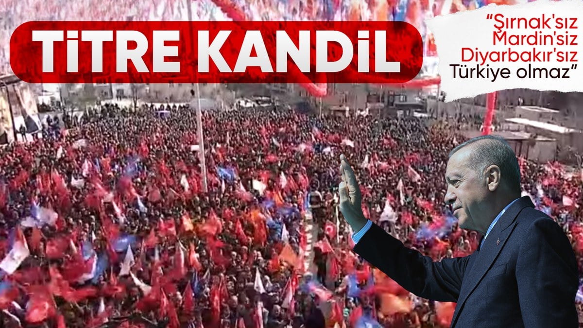 Cumhurbaşkanı Erdoğan’a Şırnak’ta yoğun ilgi