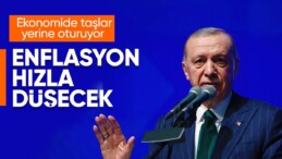 Cumhurbaşkanı Erdoğan’dan ekonomi mesajı! “Enflasyon hızla düşecek”