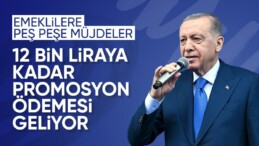 Cumhurbaşkanı Erdoğan’dan emeklilere banka promosyonu müjdesi